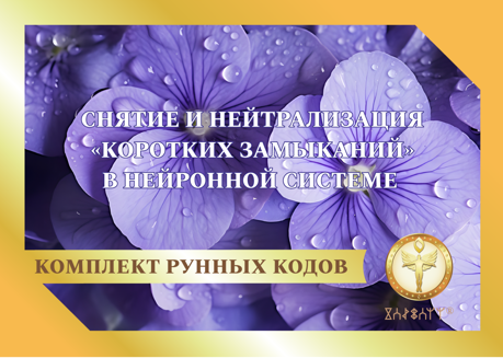 Рунный код  "Снятие и нейтрализация «коротких замыканий» в нейронной системе" 1886 - фото 5391